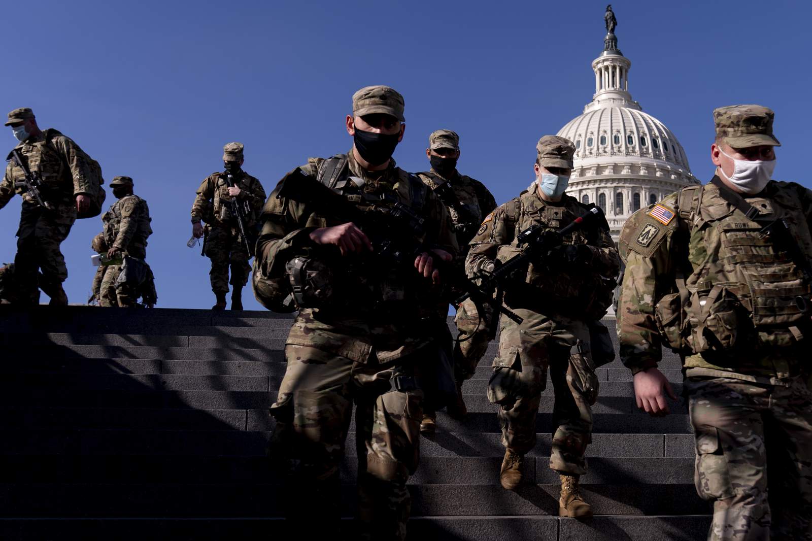 National Guard troops flooding in as Washington locks down