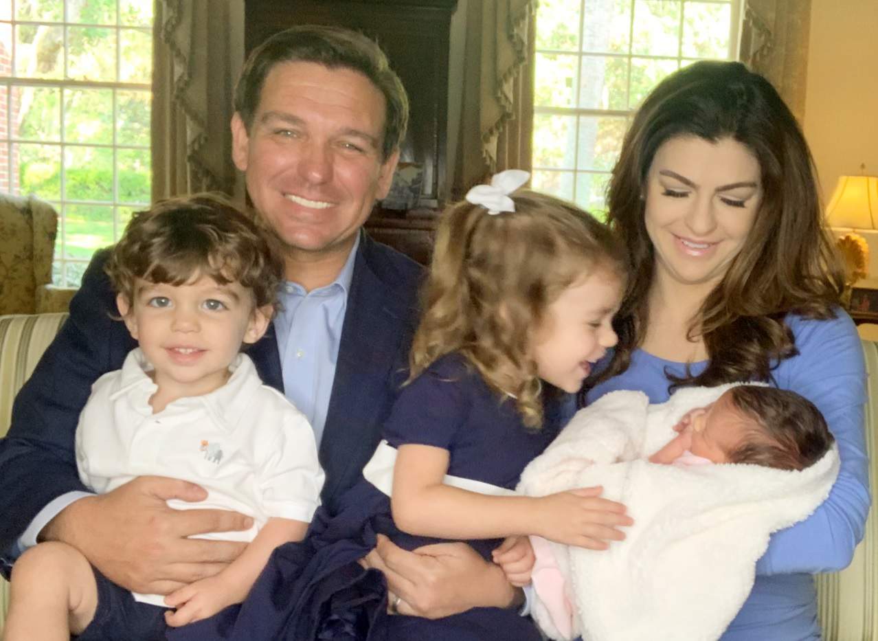 desantis ron casey family mamie gov wife lady florida baby child governor third girl welcome birth twitter been wctv announce