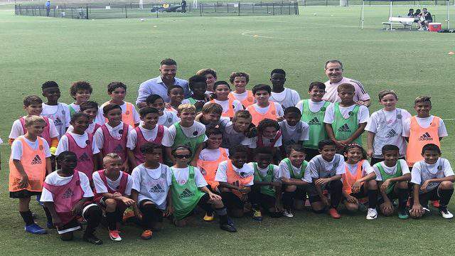 David Beckham Jorge Mas Check Out Inter Miami Cf Academy Players