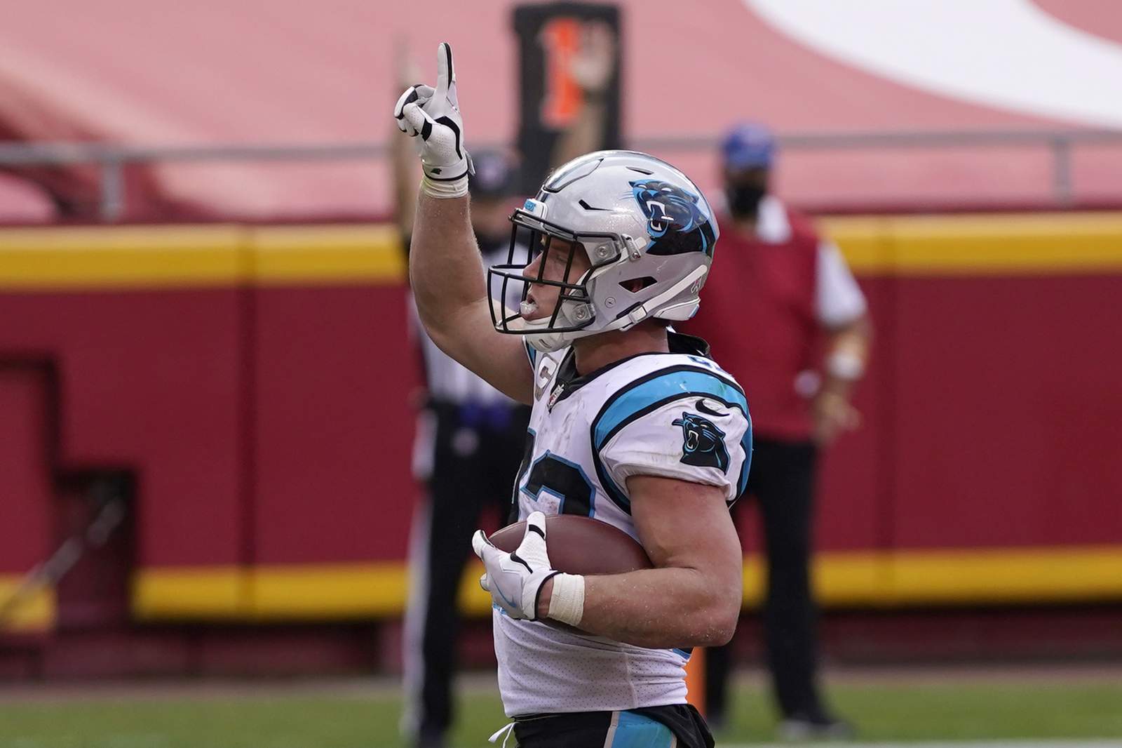 Panthers list McCaffrey as 'day to day' with shoulder injury