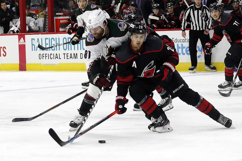 Pesce’s late power-play goal keeps Hurricanes undefeated