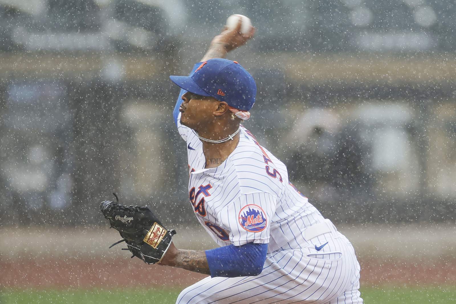 Stroman lasts 9 pitches in Mets-Marlins’ rainout, angry game was ever started