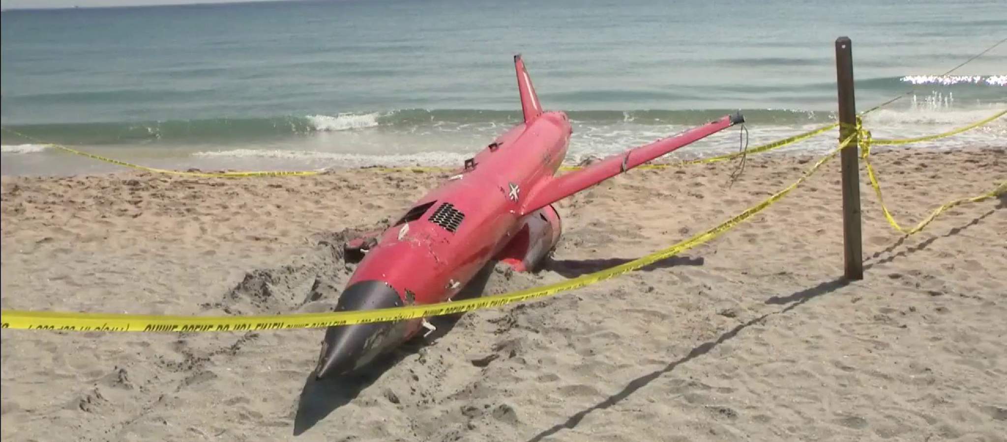 US Air Force drone washes ashore on Boynton Beach