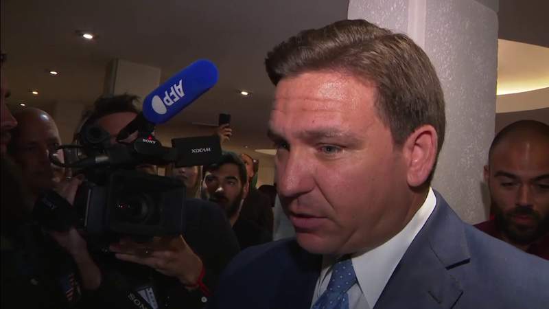 DeSantis faces questions about cruise industry during bill signing in South Florida