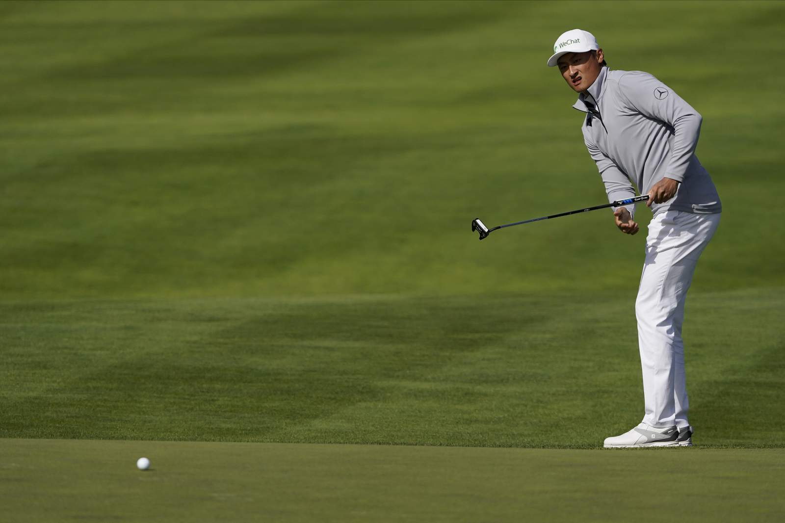 Accidental Tourist Li Leads at Mid-Point of PGA Championship