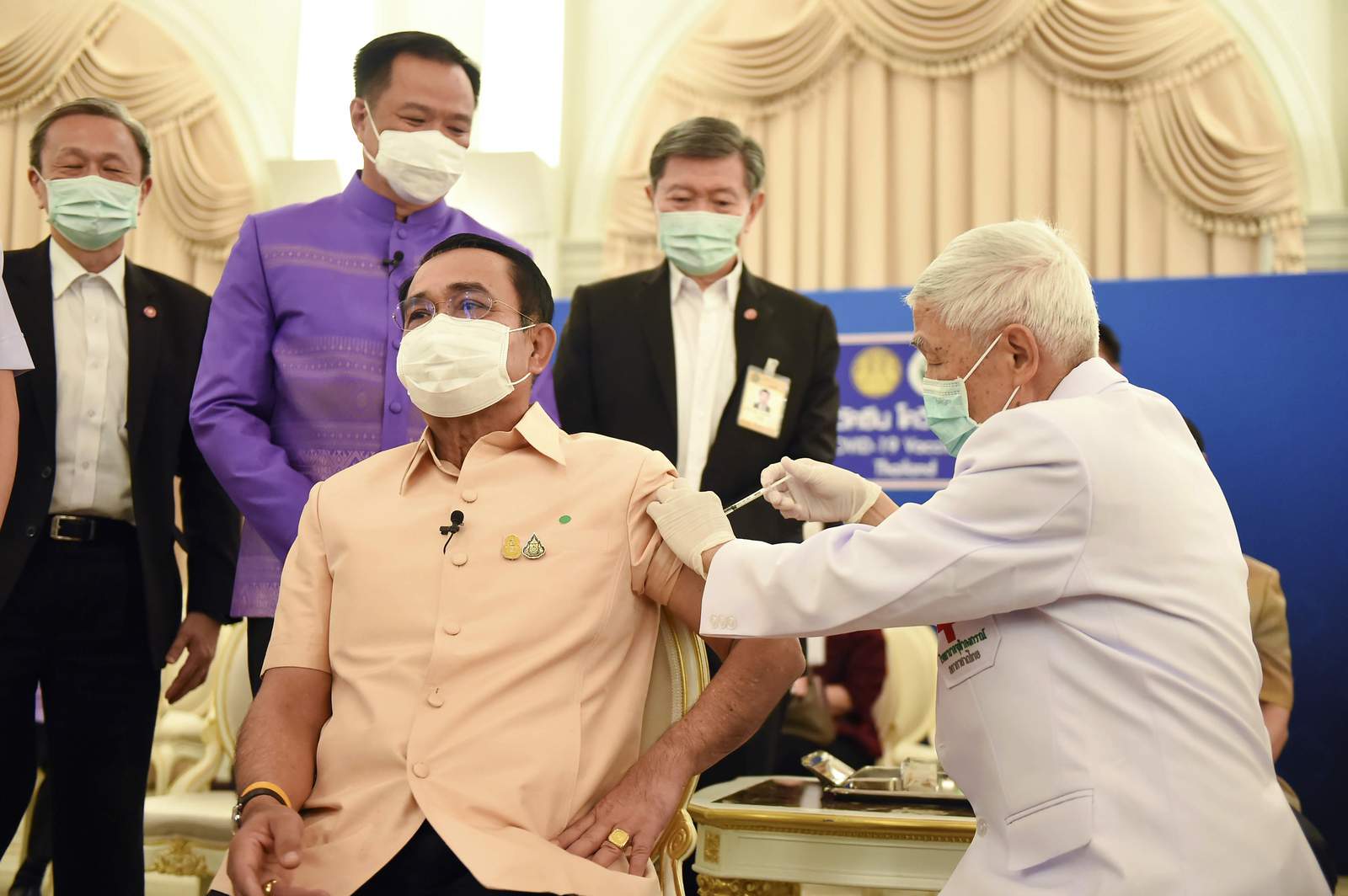 Thai PM gets AstraZeneca jab, 1 Asian country suspends