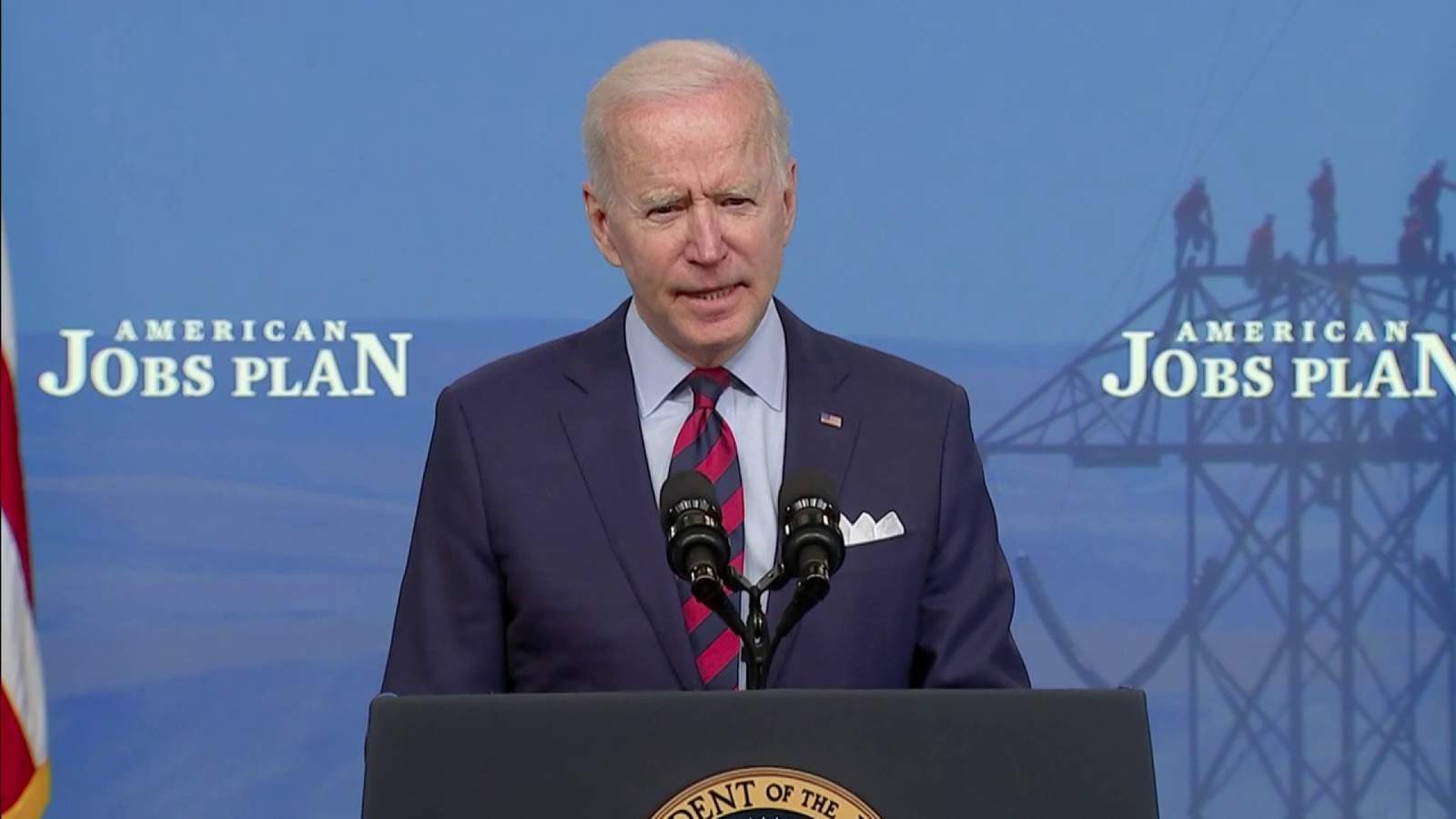 Biden talks about $2T American Jobs Plan: ‘Inaction is simply not an option’